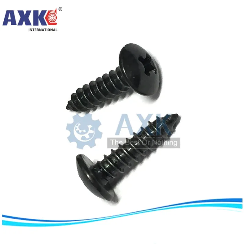 AXK Бесплатная доставка M4 M5 100 шт. Самонарезающий винт с Черной головкой| |