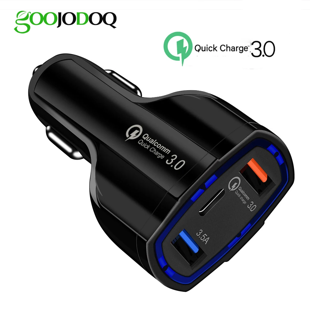 Двойной USB C PD Быстрая зарядка 3,0 мини usb Автомобильное зарядное устройство для мобильного телефона зарядное устройство для автомобиля быстрое зарядное устройство для телефона для huawei iphone xiaomi