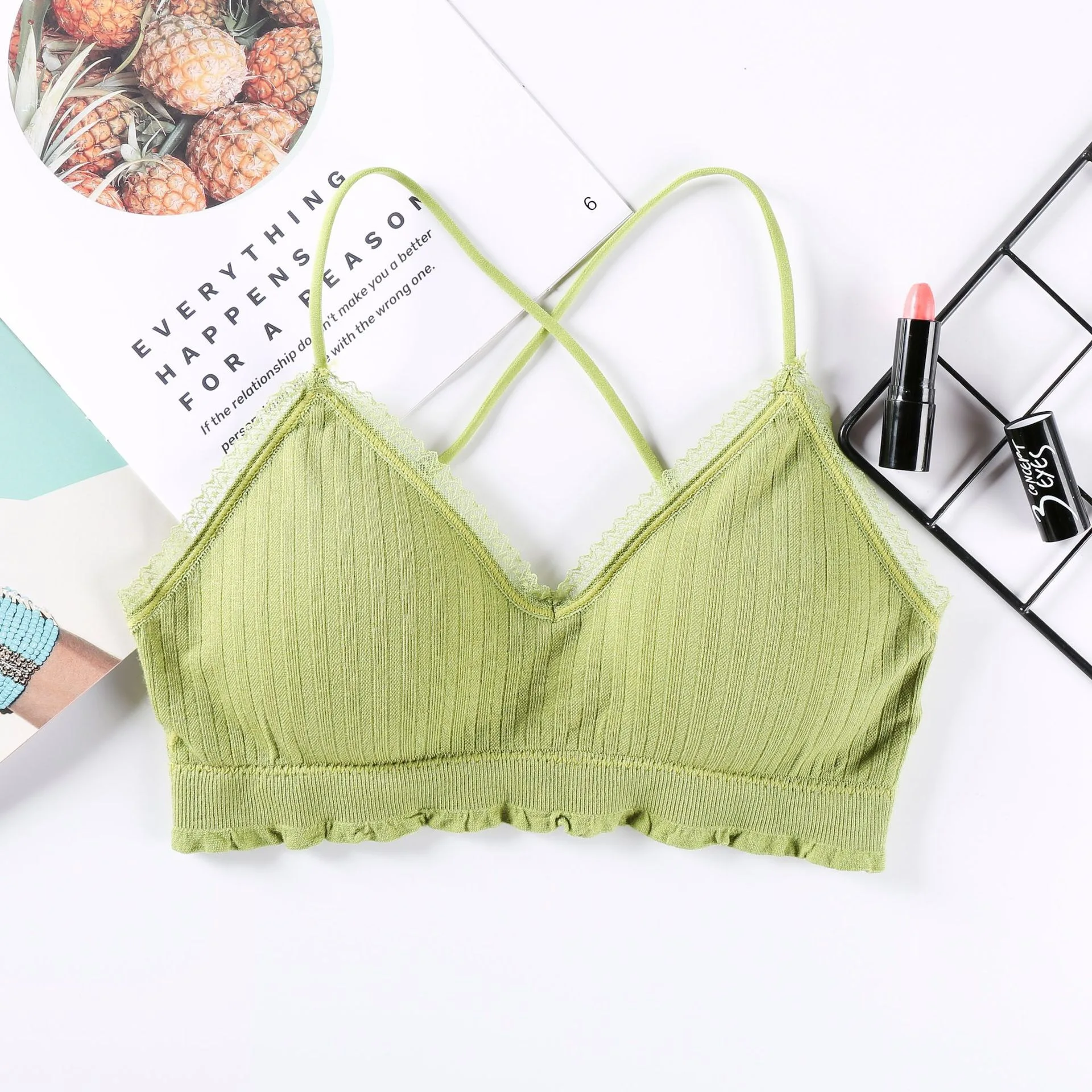 

Sexy Lace Bra Women Push Up Bra Modis Lingerie Porno Vest Bras For Women Minimizerpush Up Brassiere Soutien Gorge Gather