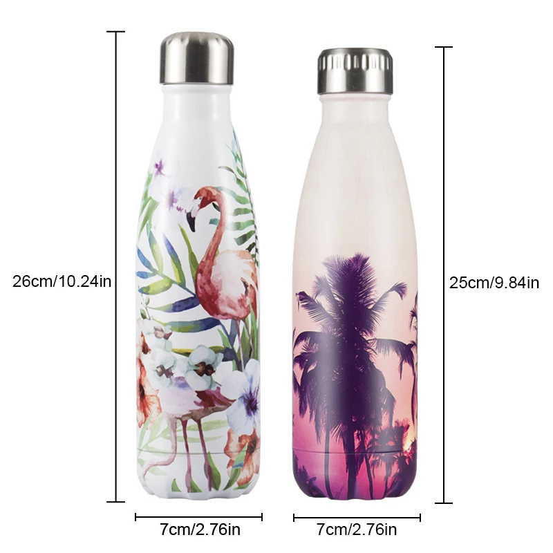 

500ml Stainless Steel Vacuum Flask Creative Water Bottle Without BPA Stainless Steel Vacuum Flask Sports Drink Cup