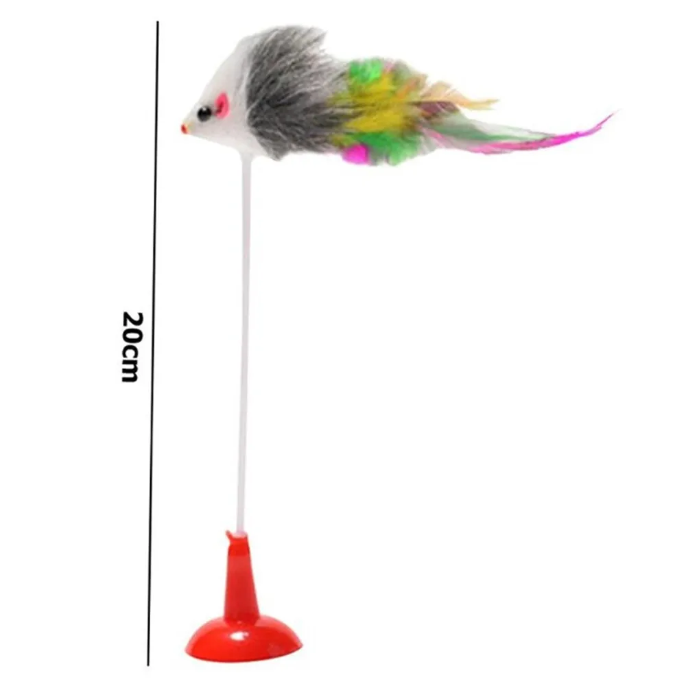 1 шт. Забавный для домашнего котика интерактивная игрушка весна присоска ложное