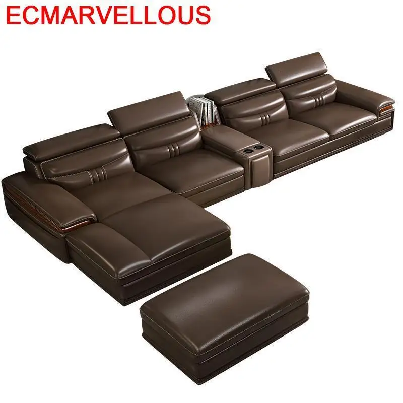 Oturma Grubu Kanepe Pouf современный домашний слоеный Para Sillon кожаный набор мебель для