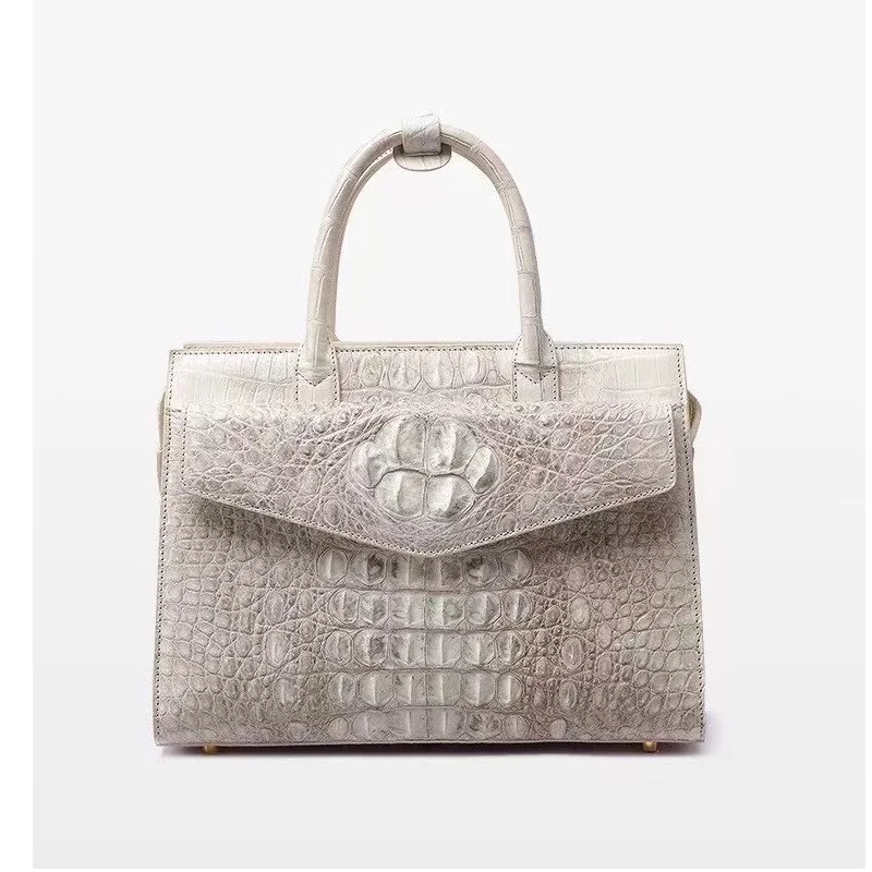 Женская сумка-тоут из натуральной крокодиловой кожи |