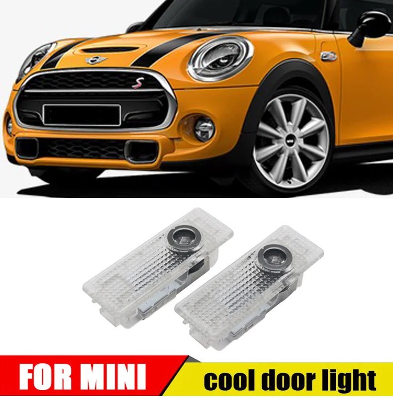 

LED Car Door Ghost Light for MINI Cooper One S JCW R55 R56 R58 R59 R60 F56 F60 Auto Logo Emblem Laser Projector Welcome Lamp 3D