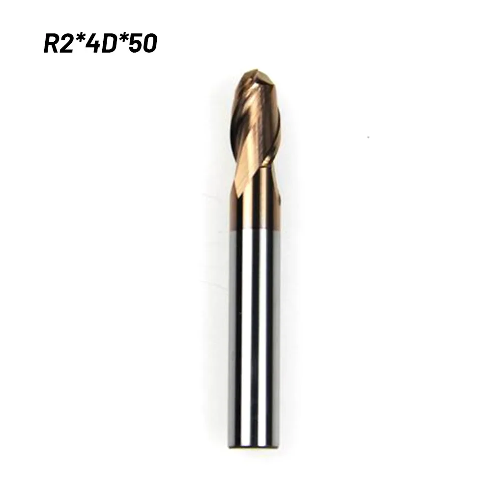 

2 Teeth Milling Cutter Carbide Cutter HPC Metal Milling Radius Solid Durable