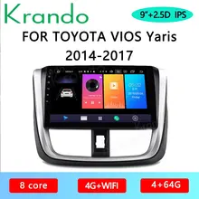 Автомобильная Мультимедийная система Krando Android 9. 0 9 &quot4G 64 IPS Full Touch