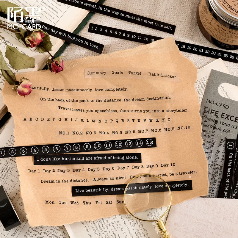 40 шт./лот винтажные наклейки с надписями в стиле нежелательного журнала ретро