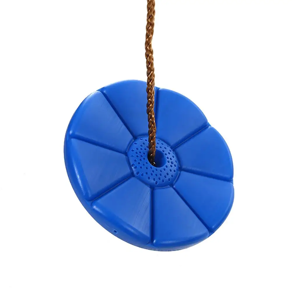 

Sunflower Desigh PE Swing Seat Set Playground Accessories with Free Rope