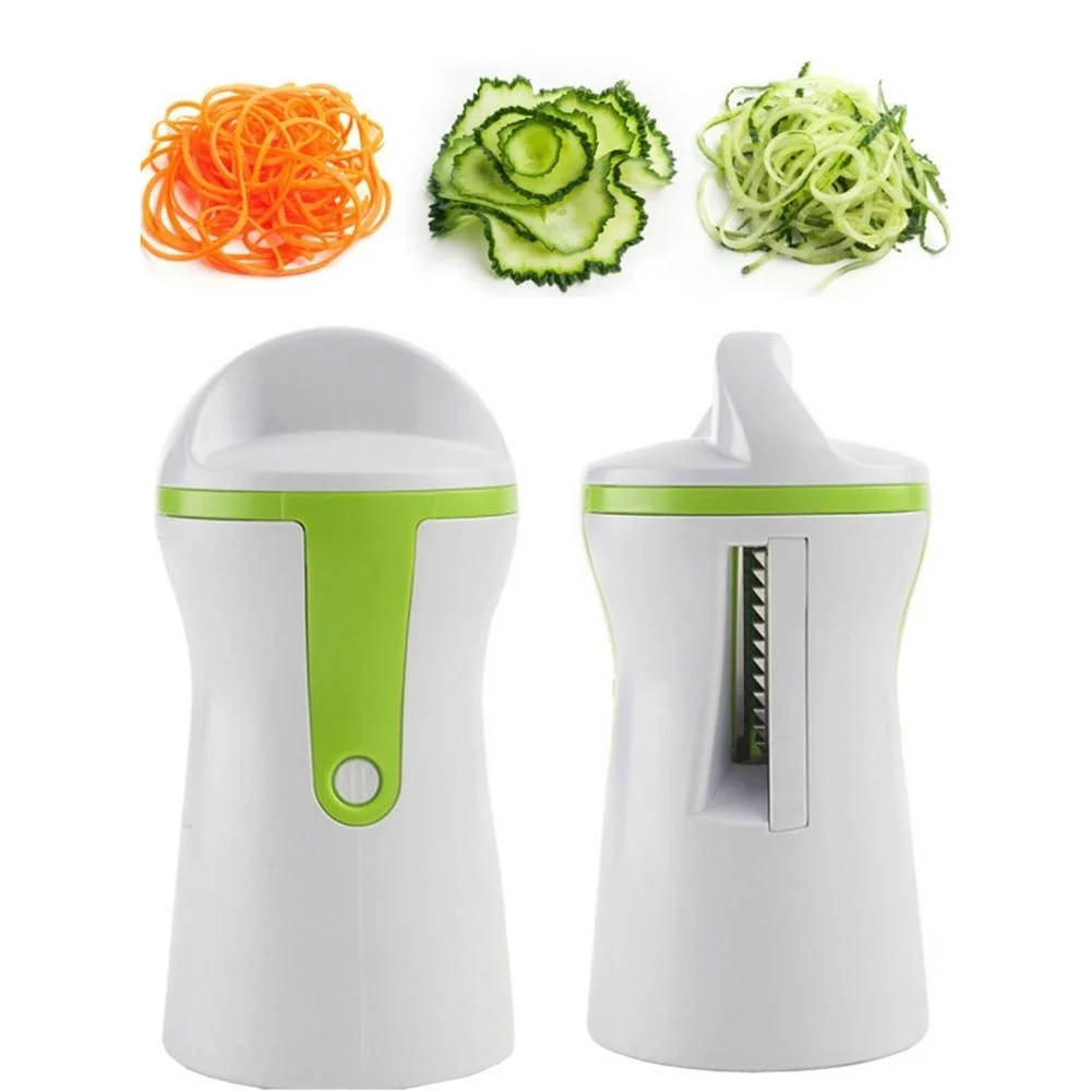 

1PC Vegetable and Fruit Grater Spiral Slicer Cutter Spiralizer for Carrot Cucumber Courgette Kitchen tools gadget