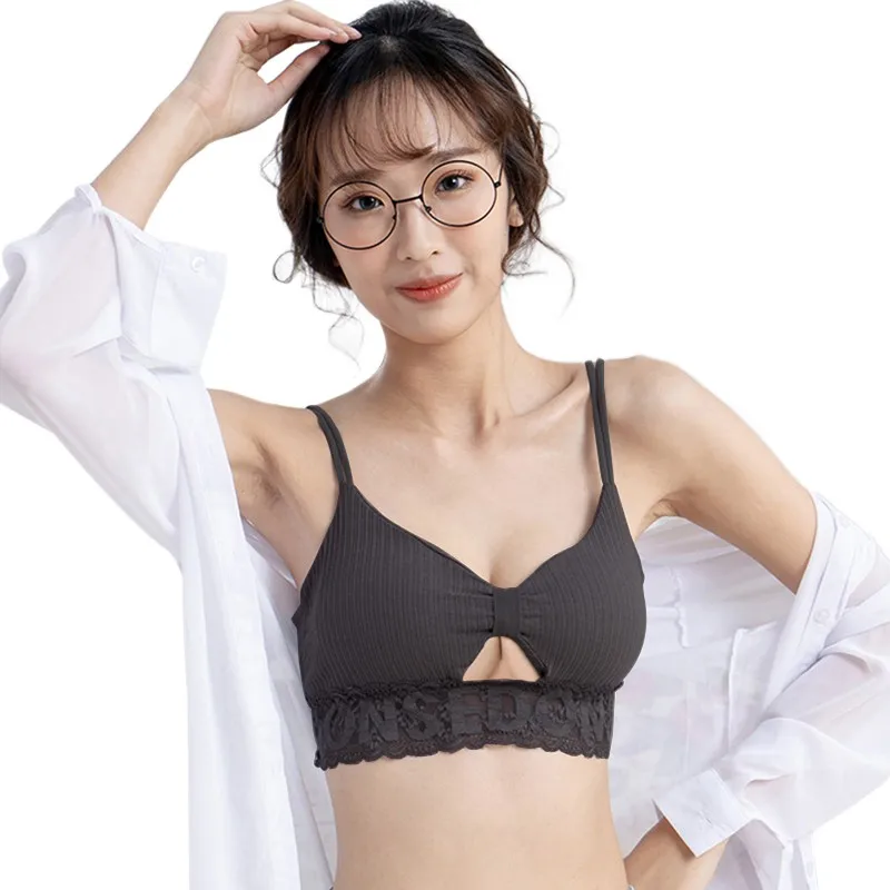 Кружевные спортивные бюстгальтеры Liva Girl сексуальное нижнее белье с прострочкой