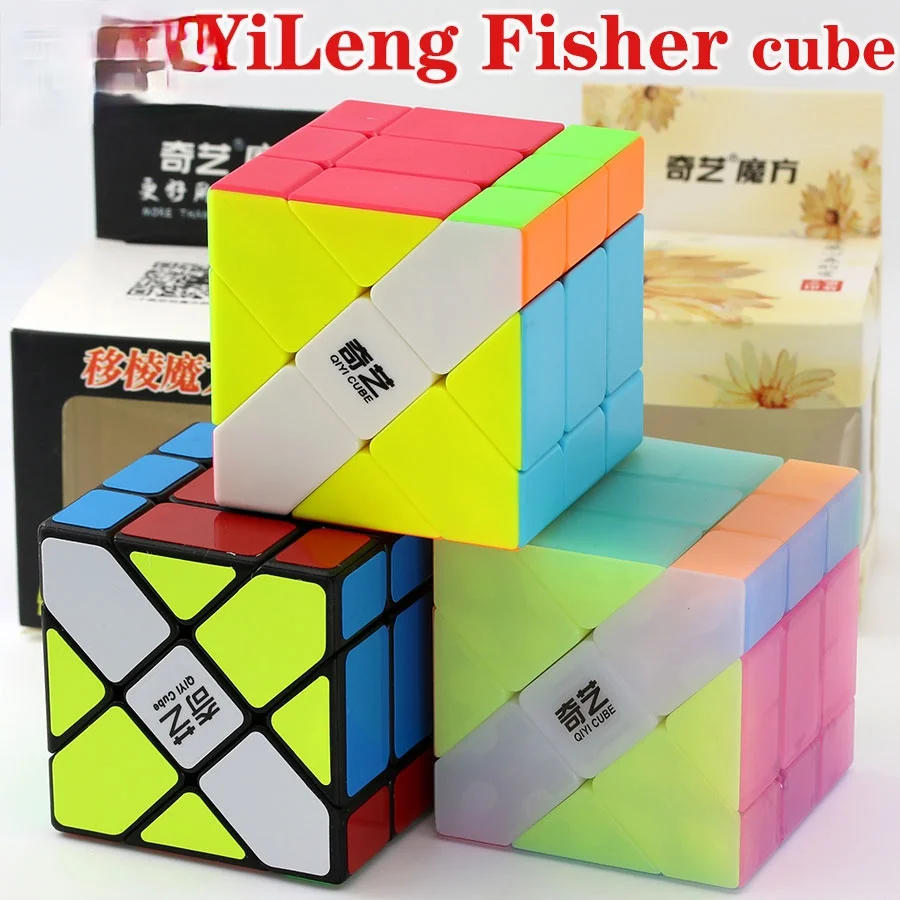 

Magic cube puzzle YiLeng fisher cube strange shape sprofessional speed cube educational game toys gift