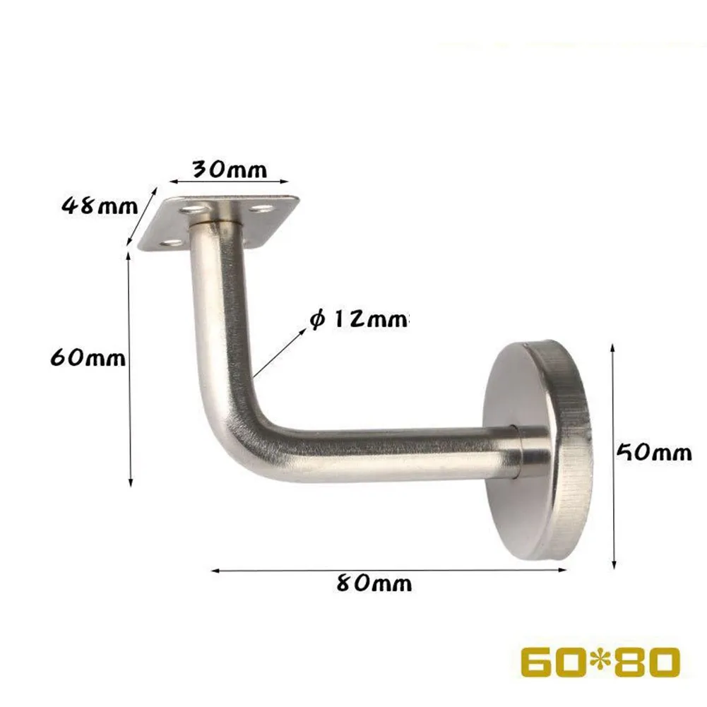 

Handrail Bracket Bannister Wall Support Hand Rail Balustrade Mopstick Strong Bracket Fixing Wall Mounted Furniture Hardware
