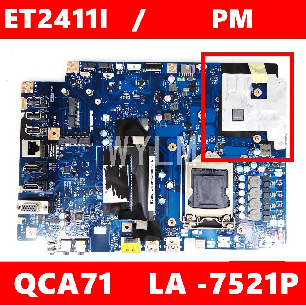 ET2411I PM Все в одном материнская плата REV 1 0 для ASUS ET2411 LA 7521P 90PT00L0 R01000 100%