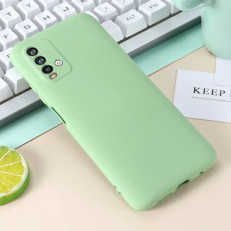 

For Xiaomi Redmi Note 9T Case Fashion Liquid Silicone Protection Back Cover For Redmi Note 9T Note 9 5G Luxury Shockproof Cases