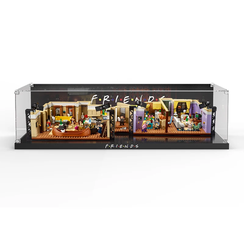 

Acrylic Display Box for lego 10292 The Friends Apartments Creator Dustproof Clear Display Showcase (Lego Set not Included）