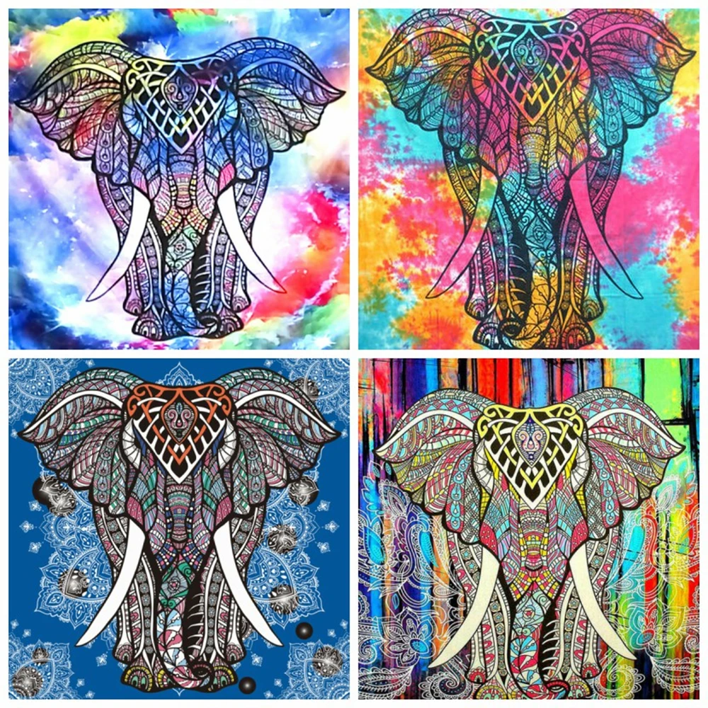 

KAMY YI Animal Elephant Cartoon Diamond Painting Cross Stitch Full Diamond Embroidery Mosaic 5D Diy Art Craft Home Decoration