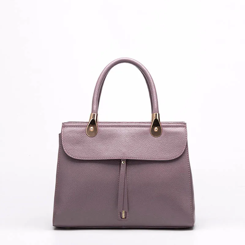 

All-leather women's bag fashion big bag ladies shoulder leather handbag messenger bag messenger bag counter top