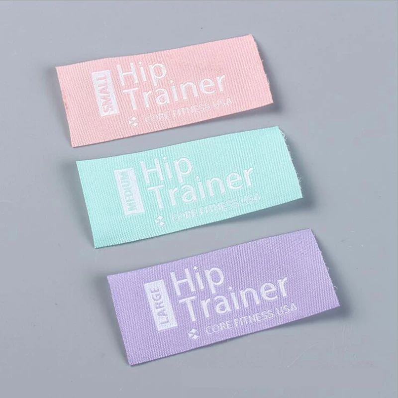 Индивидуальные печатные фирменные/тканые этикетки с логотипом основные