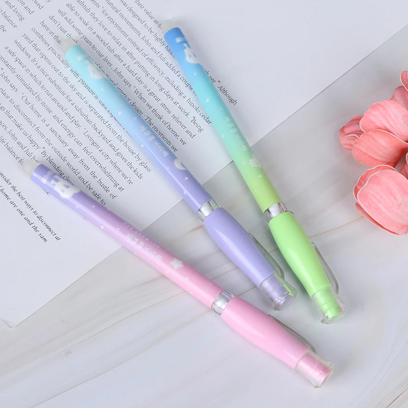 Стираемая ручка офисная штанга для ручек 0 38 мм синие/черные чернила стираемая