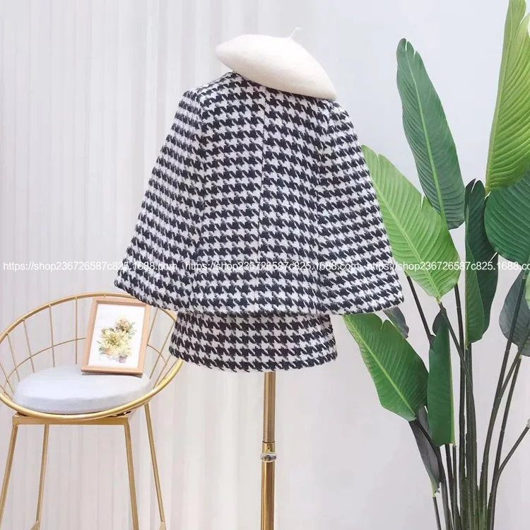 2019 г. Осенне зимние костюмы для девочек с мелким ароматом маленький костюм из