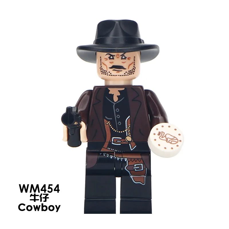 WM6026 ковбой хороший уродливый старая мода персонажи фильма фигурки строительные