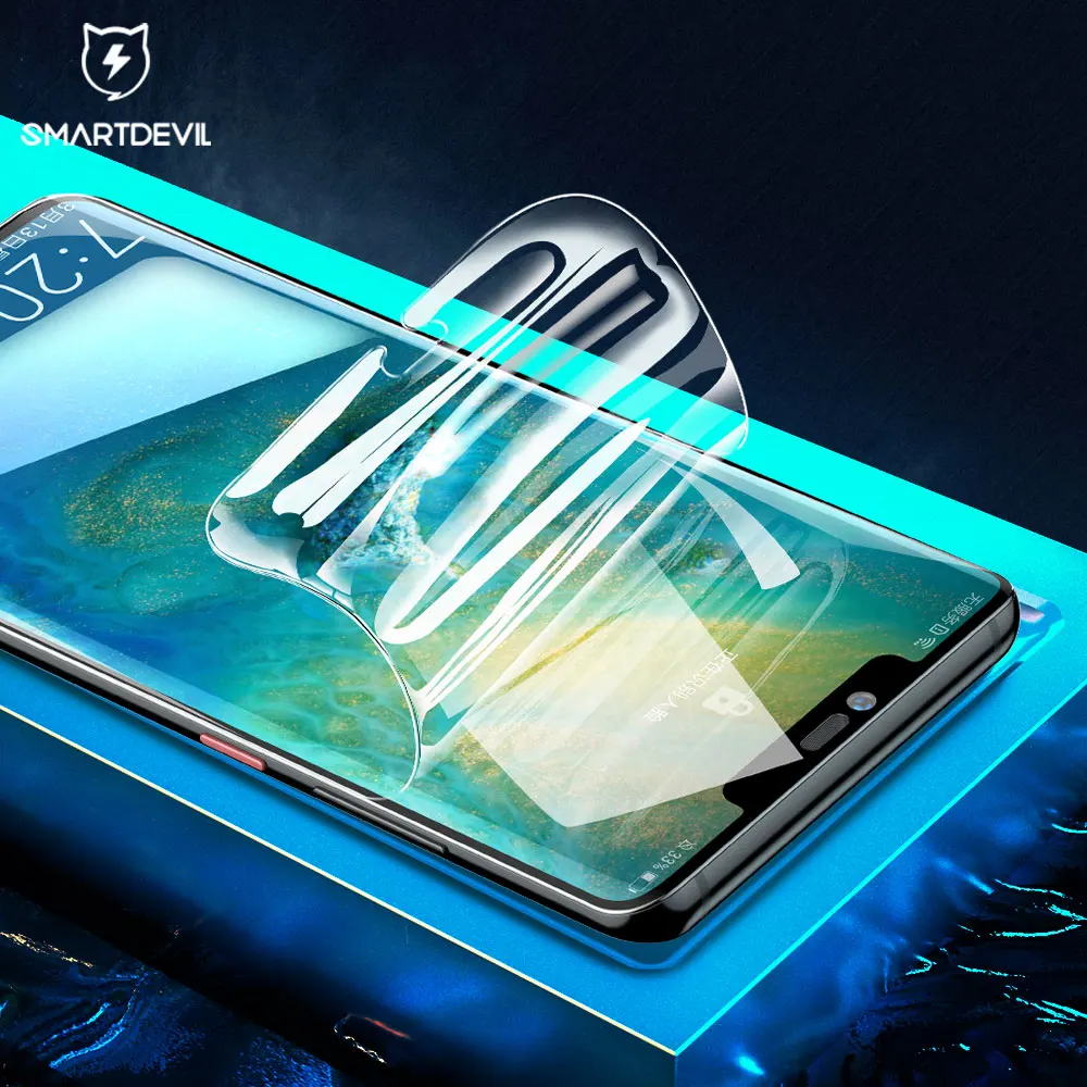 Гидрогелевая пленка SmartDevil Mate 30 защитная для экрана 20X10 Pro полное покрытие Huawei P20