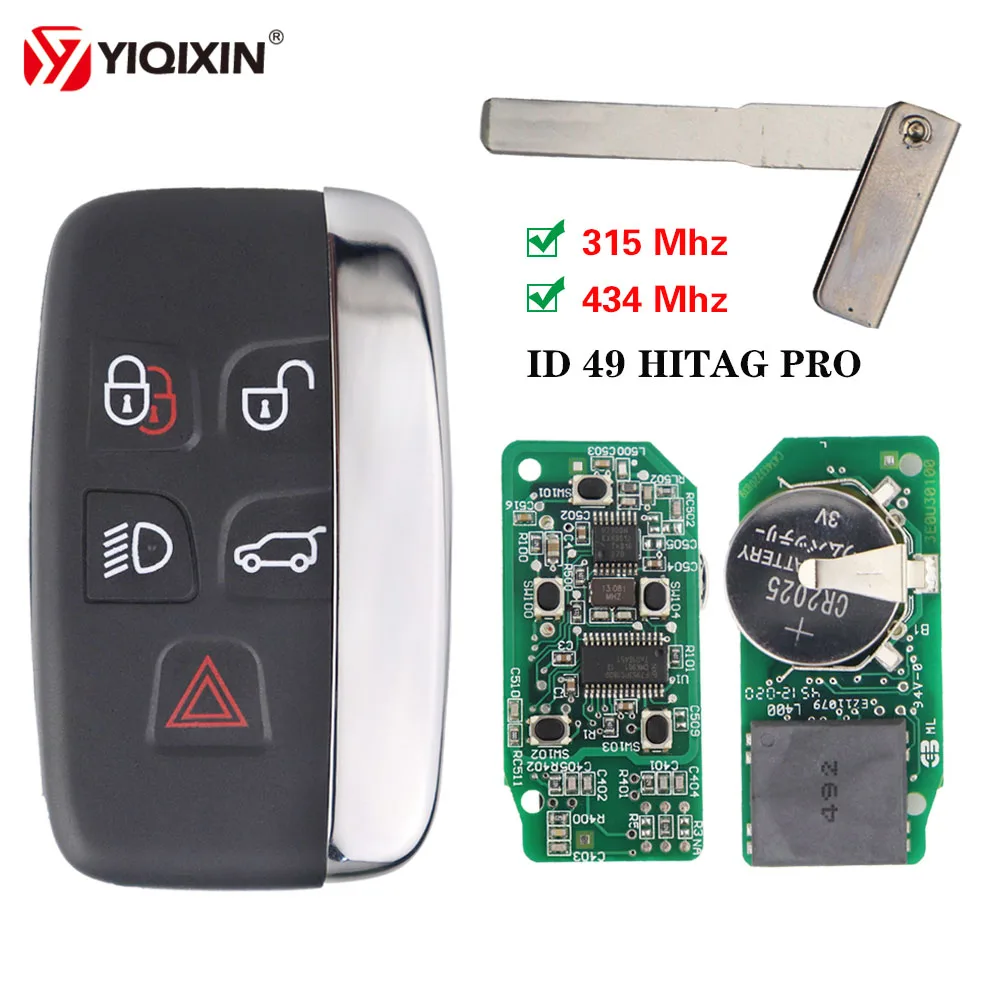 YIQIXIN 315MHz/434MHz ID49 Smart Car Remote Key For Land Rover Discovery 4 Freelander Range Sport Evoque 2012-201 | Автомобили и