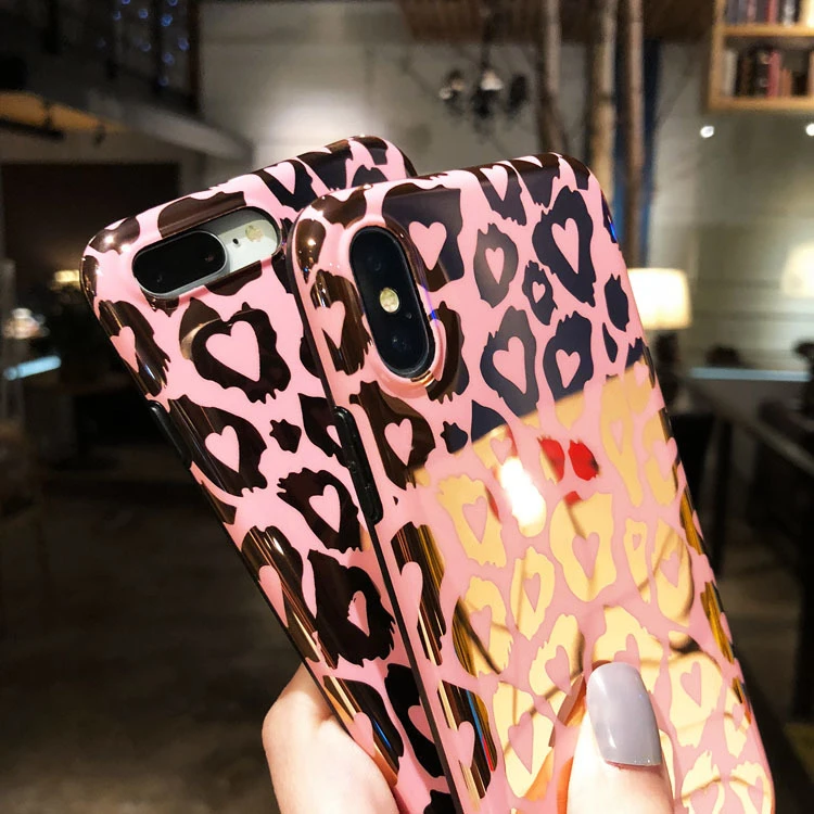 Роскошный блестящий Блестящий Леопардовый ремешок чехол для Apple iPhone 11 12 Pro X Xr Xs Max