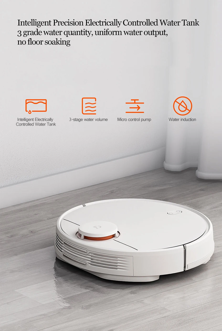 Хороший робот-пылесос Xiaomi LDS+ WiFi Mijia App умный пульт дистанционного управления пылеочиститель подметания уборки 2100Pa всасывающий очиститель