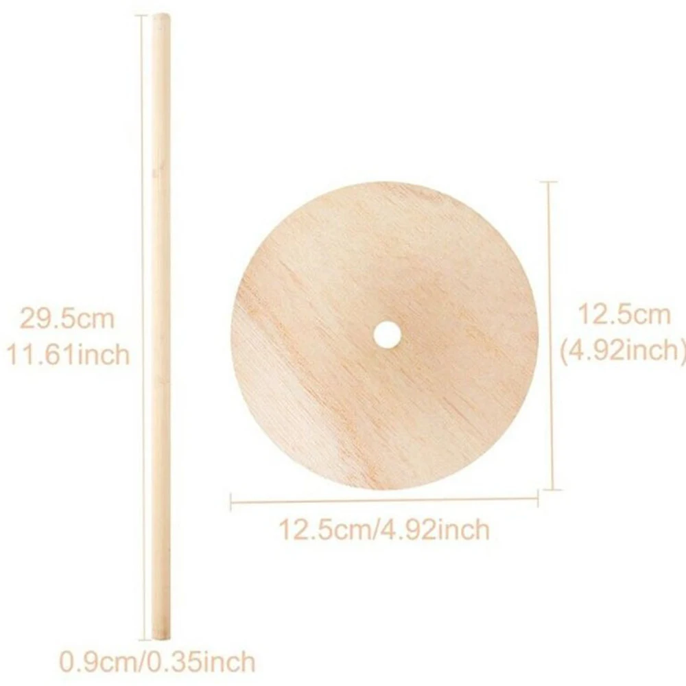 Деревянный дисплей в виде пончика 1/3 шт. настенная стойка для самостоятельного