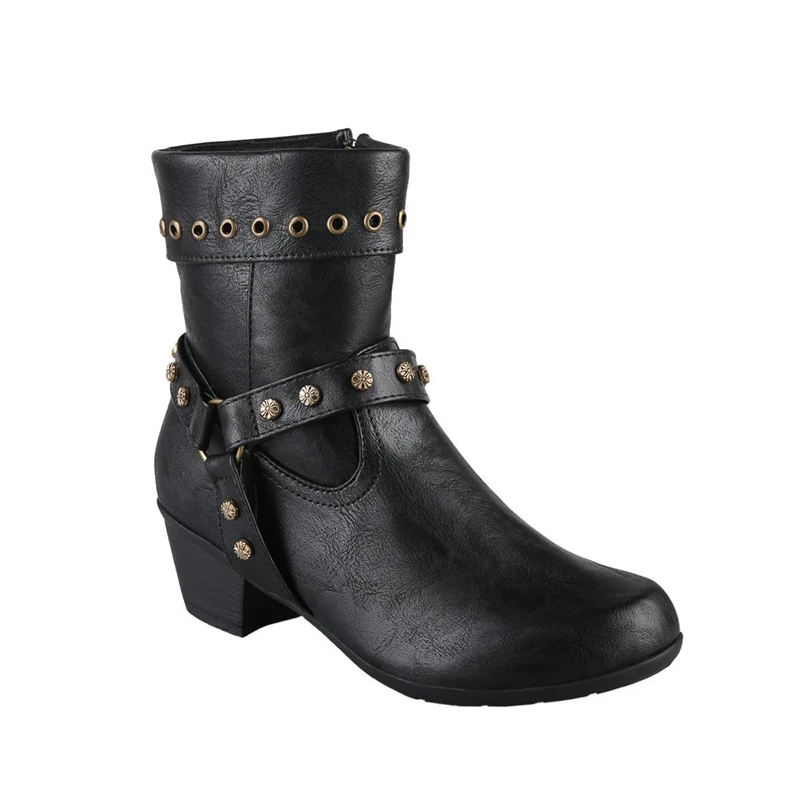 Женские ботильоны с заклепками новинка сезона осень-зима 2021 женские