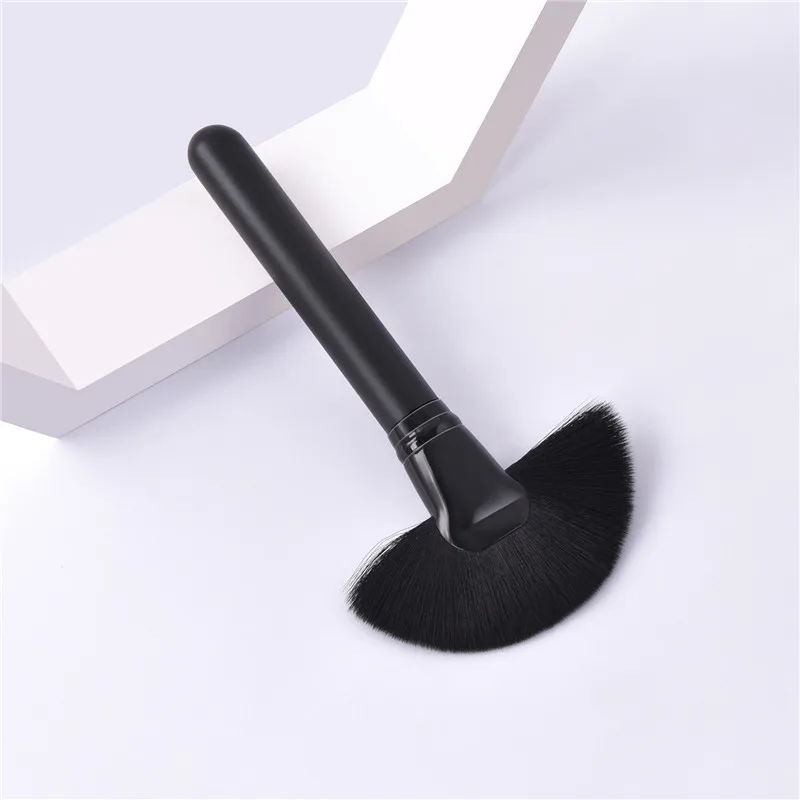 

6PCS Wholesale Makeup Brush Set Red/Black Handle Big Fan Brush Eyelash Brush Beauty Cosmetic Tools Easy Use