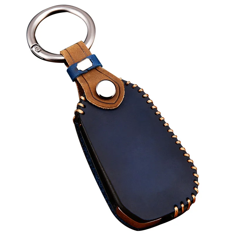 

Leather Remote Car Key Case For Peugeot 301 208 3008 5008 408 2008 308 508 2013 2014 2015 2016 2017 2018 2019 Car Accessories