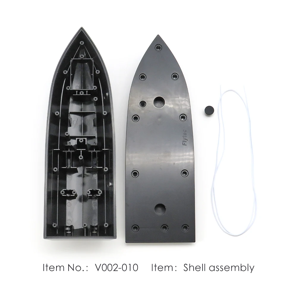 Flytec V002 10 пульт дистанционного управления RC крокодил лодка Нижняя крышка корпуса