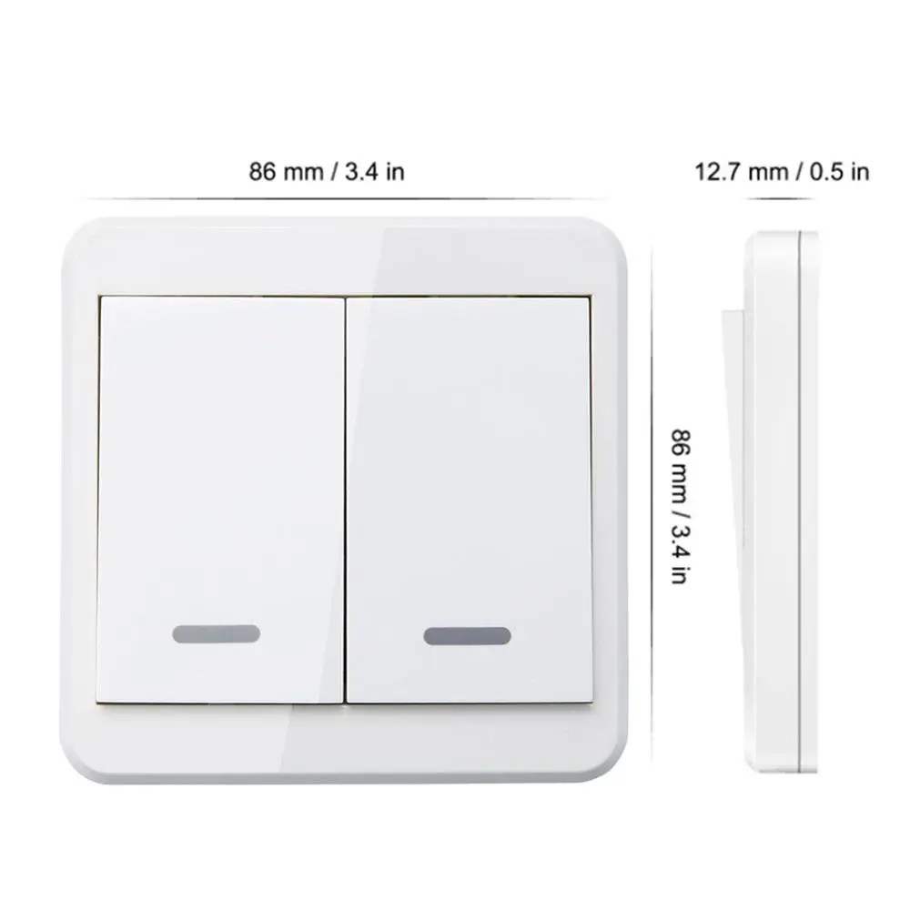 Беспроводной Выключатель света настенный 433 МГц 1 3 кнопки|Пульты ДУ| |