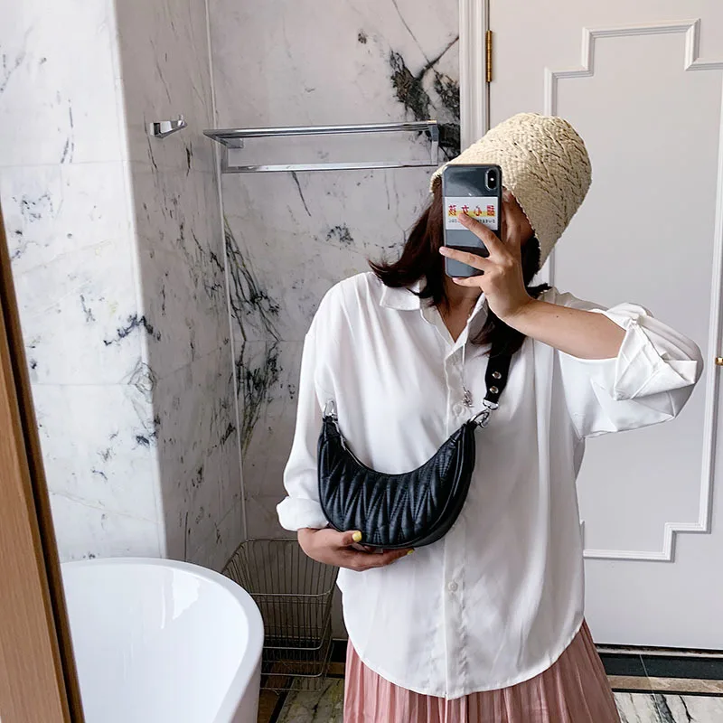 Новинка 2020 женская сумка на плечо повседневная модная Корейская пельмень