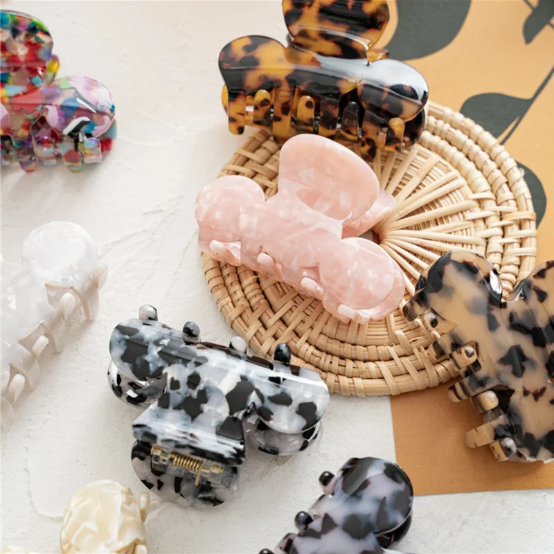 

Fashion Leopard Hair Claws For Women 2021 Side Clips Headwear Elegant Hairgrips Girls Hairpin Bath Clips Women Hair Accessories