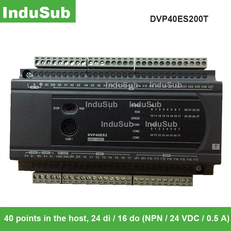 

Программируемый логический контроллер серии PLC ES2 DVP40ES200T, модель контроллера автоматизации plc