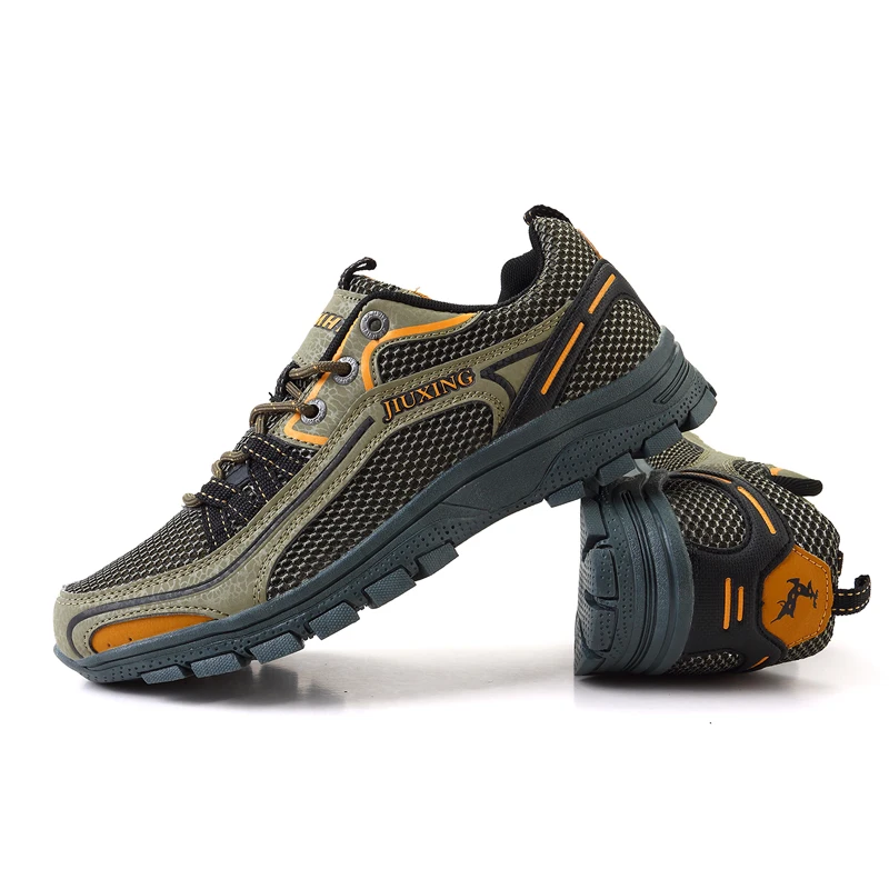 HUMTTO мужские треккинговые ботинки Нескользящие дышащие кроссовки обувь для