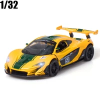 132 mclaren 600lt p1 die cast sports car model toy alloy sound light pull back vehicle boys gifts free shipping