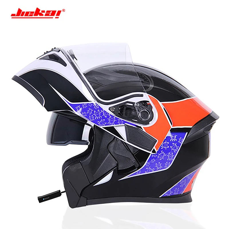 Мотоциклетный шлем с Bluetooth-совместимым Защитное снаряжение ECE Dot