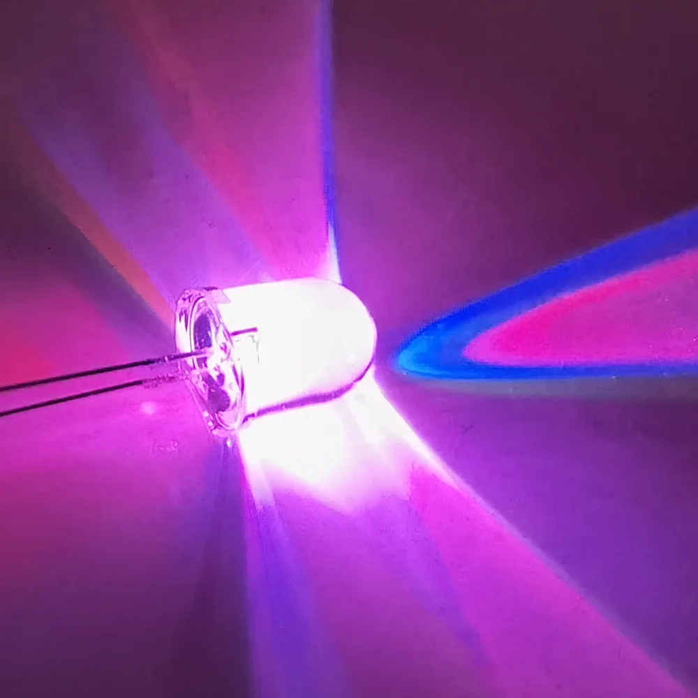 F10 10 мм/Медленный RGB светодиодной вспышкой красного зеленого и синего цвета