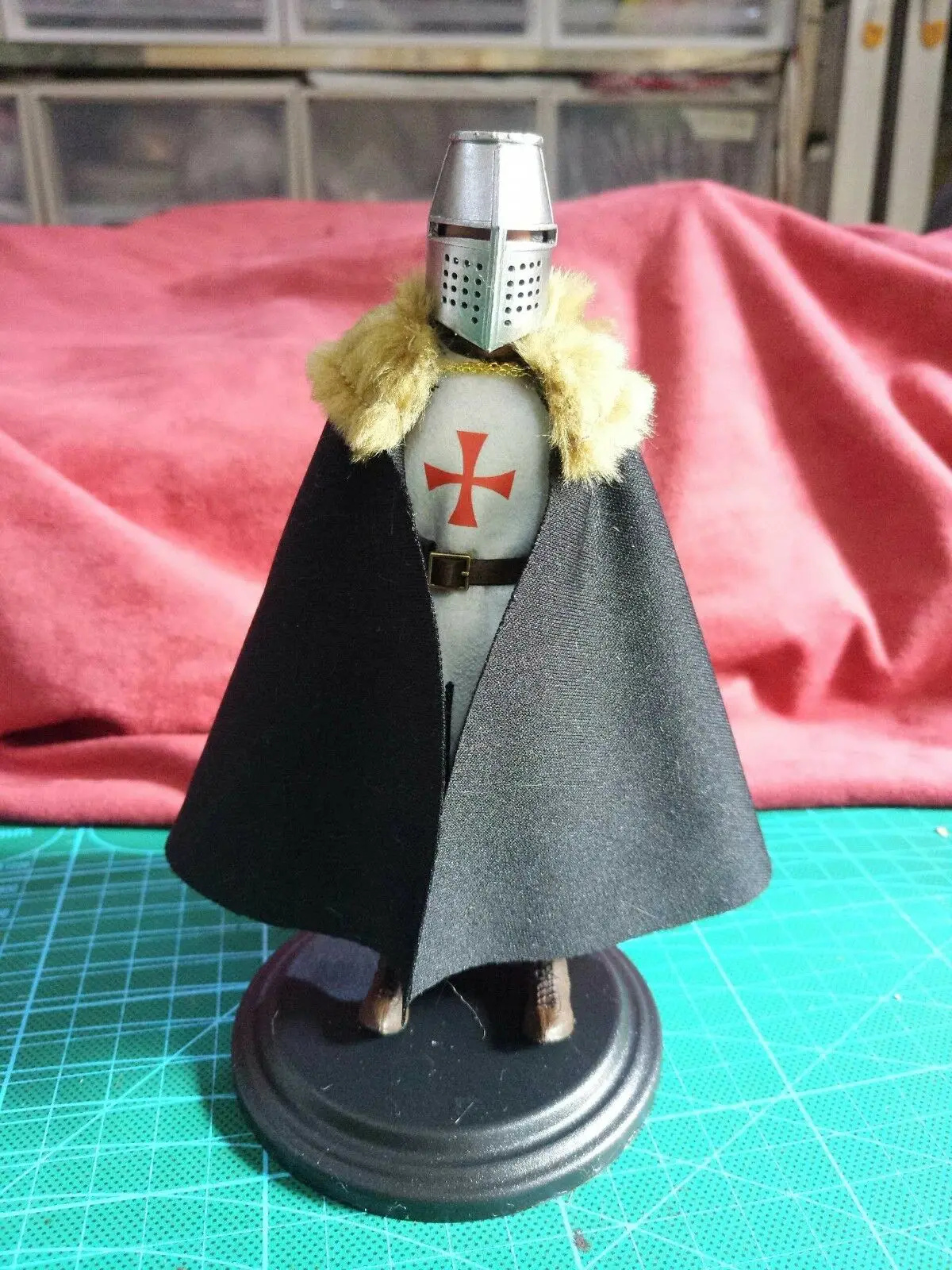 

[Only cape] масштаб 1:12, черная фотография фотообои для корпуса 6 дюймов (без рисунка)