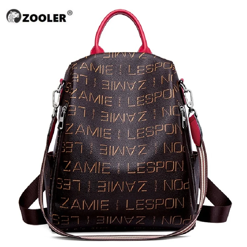 ZOOLER Brand Luxury Designer backpack women real Quality Stylish Backpack Ladies totally PVC Female Girl Travel Bags bolso#HS235 | Багаж и
