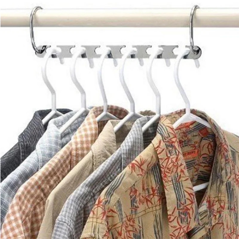 Металлические вешалки для одежды Вешалки рубашек Экономия места в шкафу