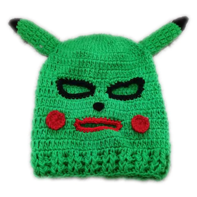 

Забавный костюм для косплея в стиле унисекс для мужчин и женщин карнавальный костюм вечерние зеленое шерстяное маска на лицо головные убор...