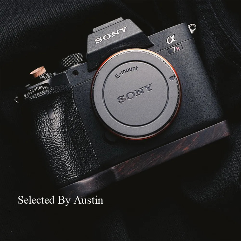 Ручной работы деревянная рукоятка пластина Кронштейн черный для sony A7R4 a7R IV A7RM4