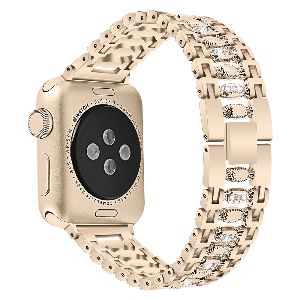 Ремешок из нержавеющей стали для iWatch Apple Watch 38 мм/42 мм Series 4/3/2/1 | Наручные часы