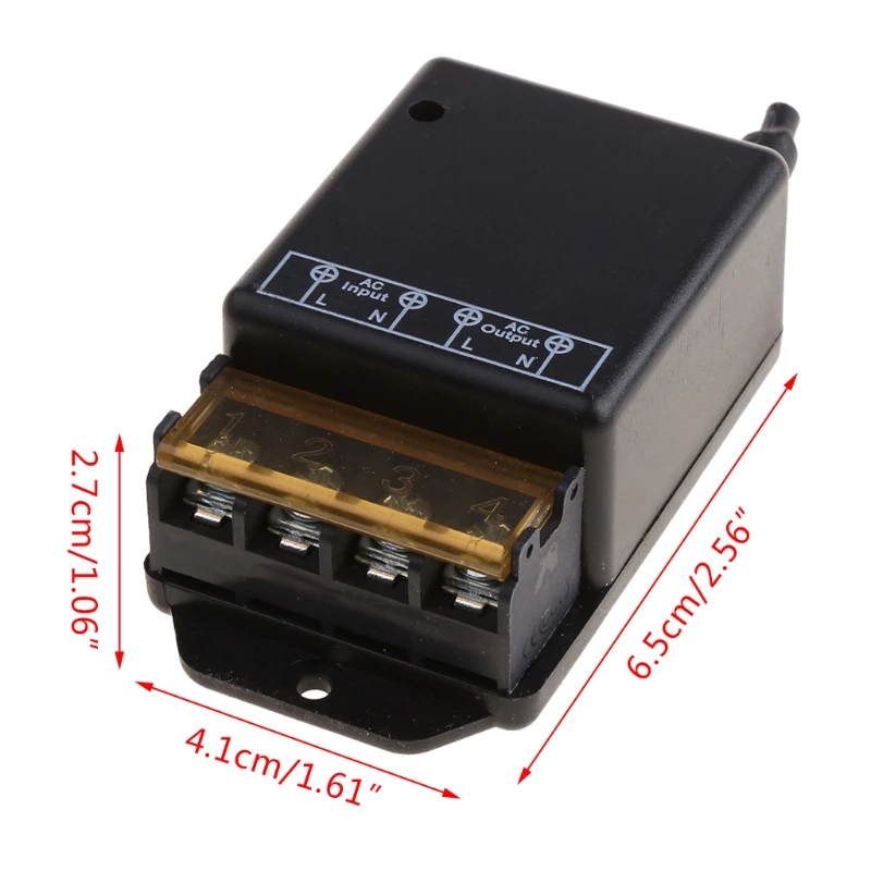 Wireless RF Remote Control Switch AC 220V Relay Receiver With 2 channel 433Mhz | Электроника