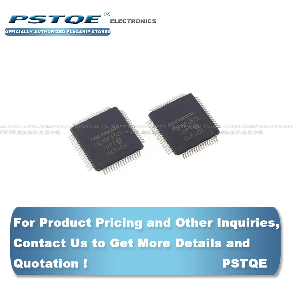 Новый оригинальный PIC18F6525-I/герметизирующая ptfe-лента для PIC18F6525-I PIC18F6525 в наличии |